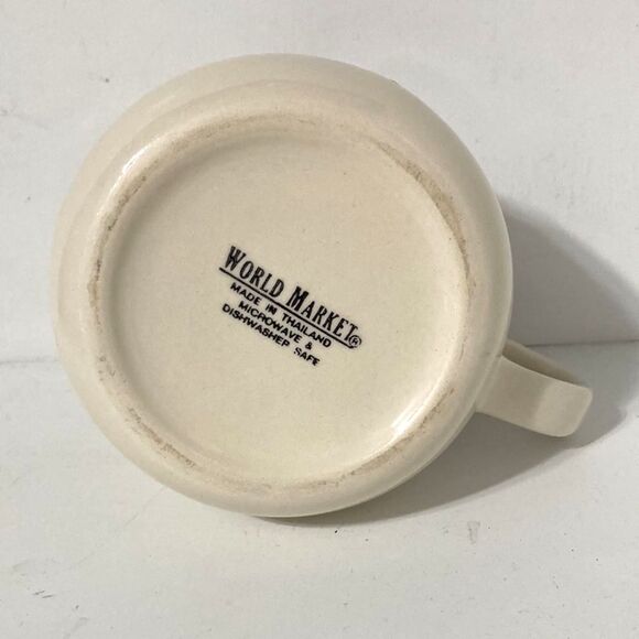 WORLD MARKET 3D Brown Puppy Spotted Eye Dog Coffee Mug 22 oz - Picture 9 of 9